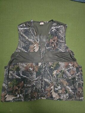 RedHead Olive Green Mesh Vest with Camouflage Trim